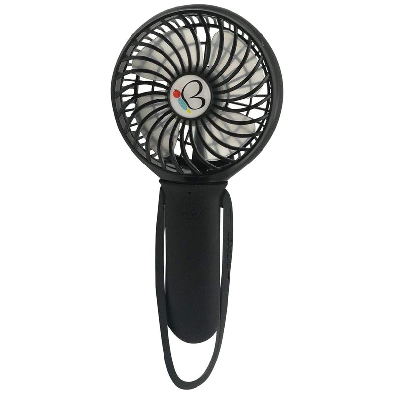 Buggygear 3 Speed USB Rechargeable Turbo Fan with Power bank and LED Flashlight, Buggy Gear - Black/Black - Image 1